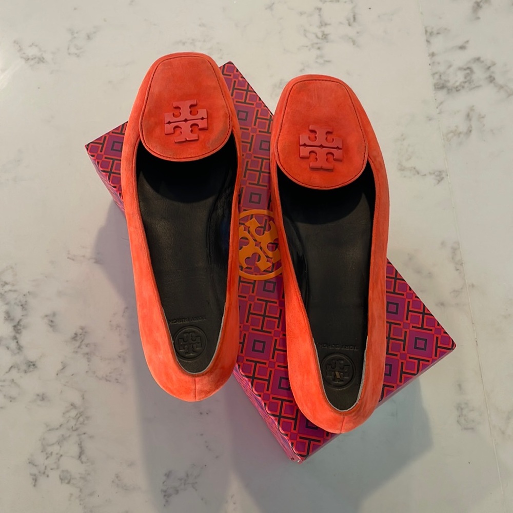 Tory Burch Suede Fitz Loafers
